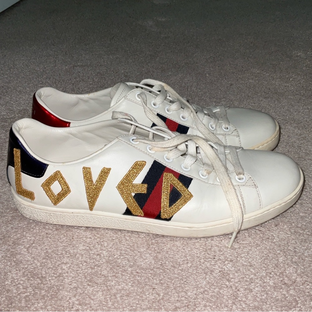 Gucci Embroidered Sneakers - Picture 2 of 6